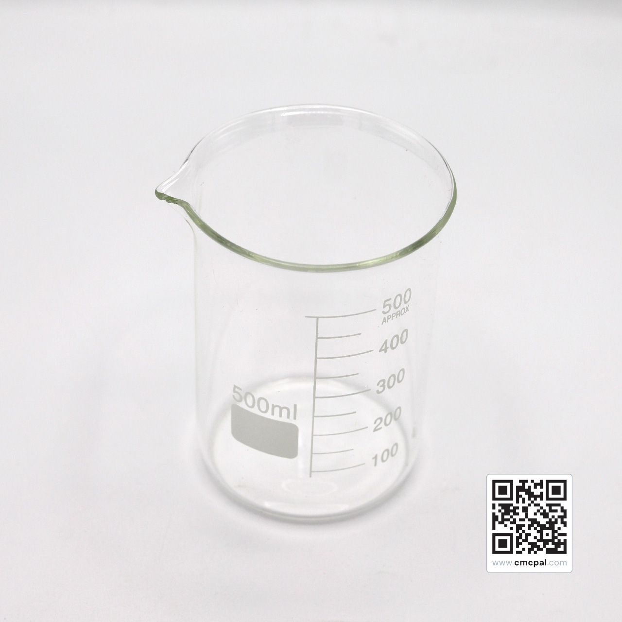 Glass Beaker 500ml, REF: 1101