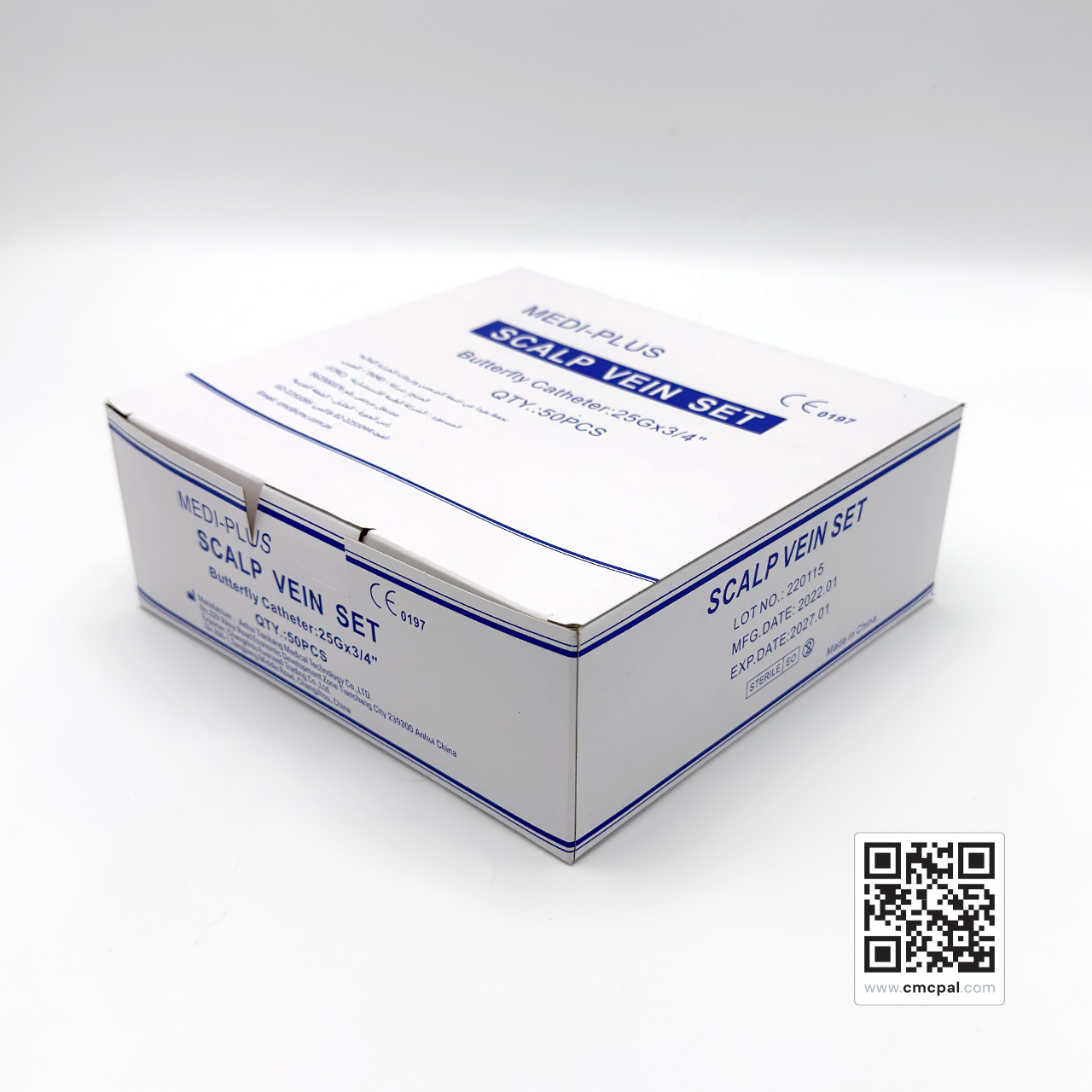 Scalp Vein Set G25, 25Gx3-4 - REF SVG25 (1)