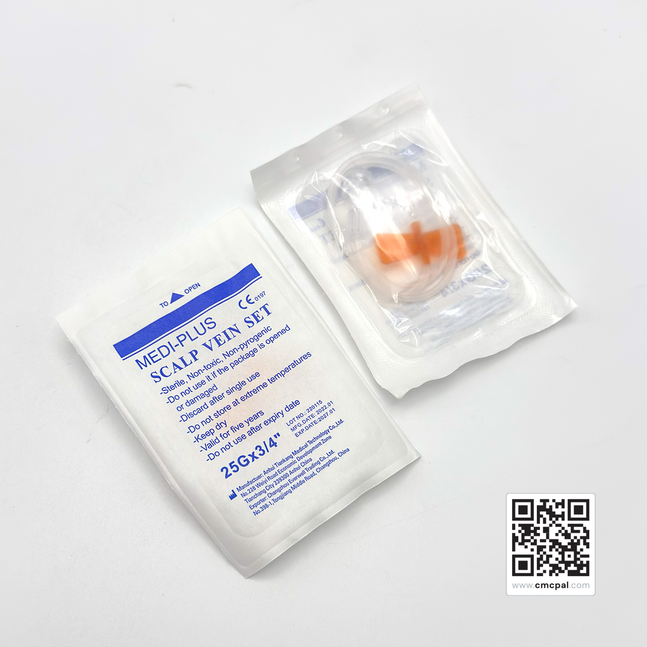 Scalp Vein Set G25, 25Gx3-4 - REF SVG25 (5)