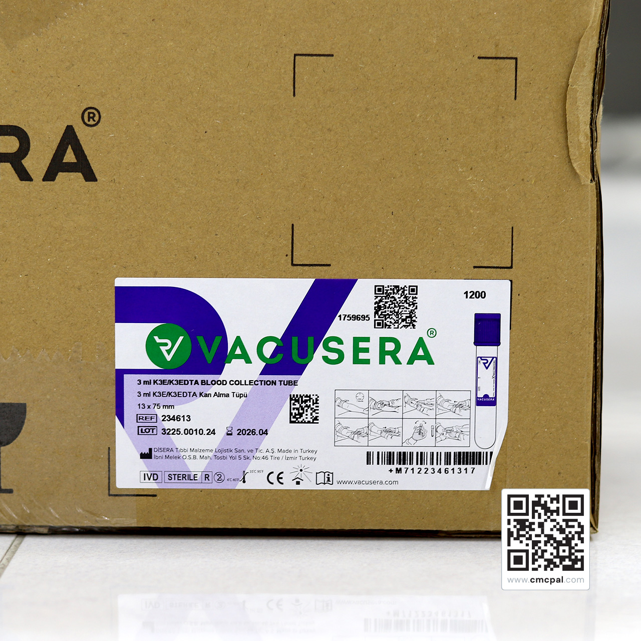 Vacusera 3 ML K3 Edta Blood Collection Tube (100 PCs) (2)