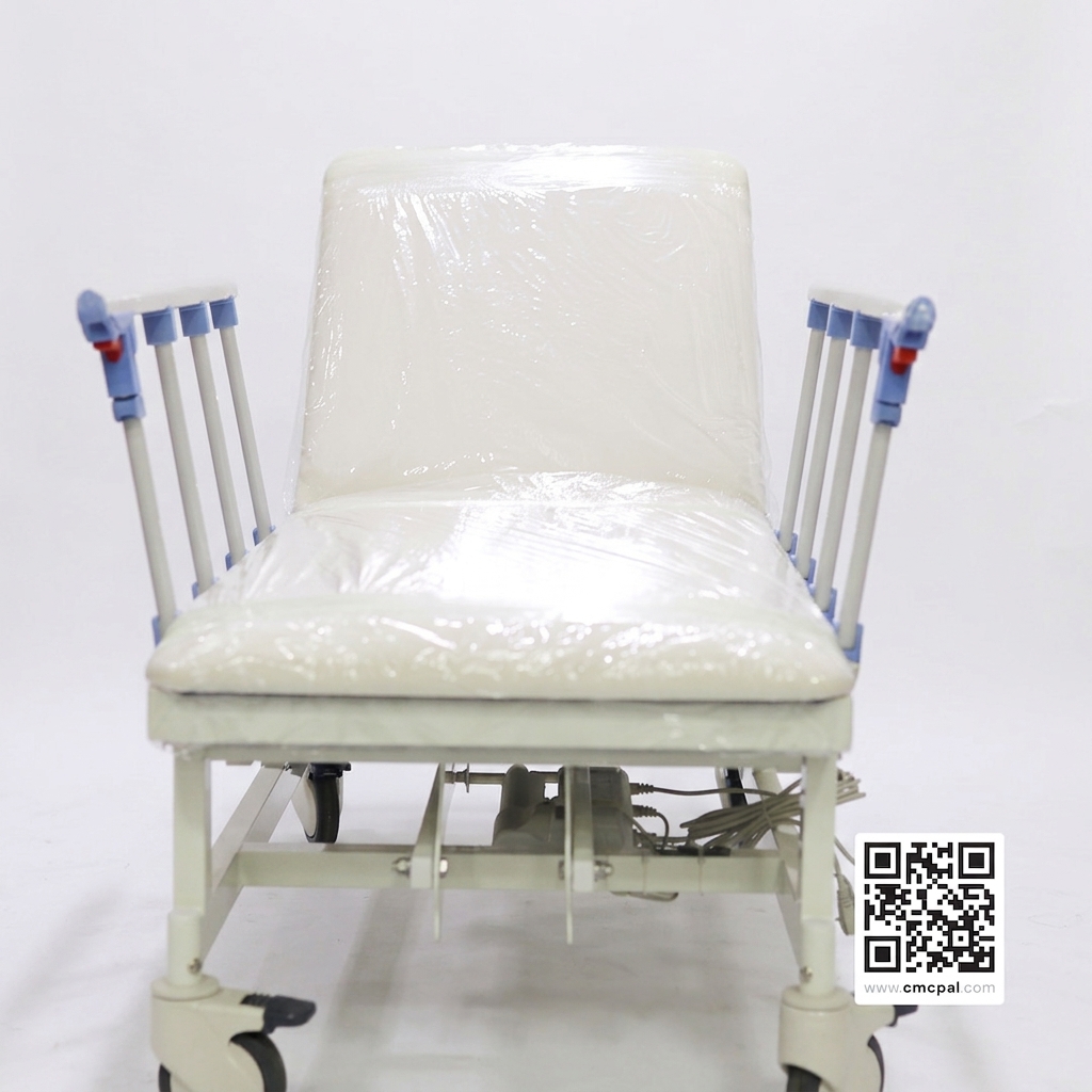 Electric Examination Bed with rail / BIDE002E / White color