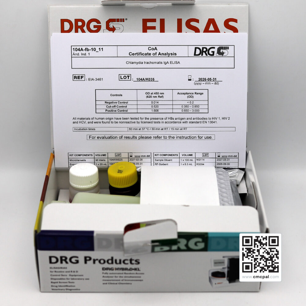DRG Chlamydia trachomatis IgA ELISA – REF EIA-3461 – CMC