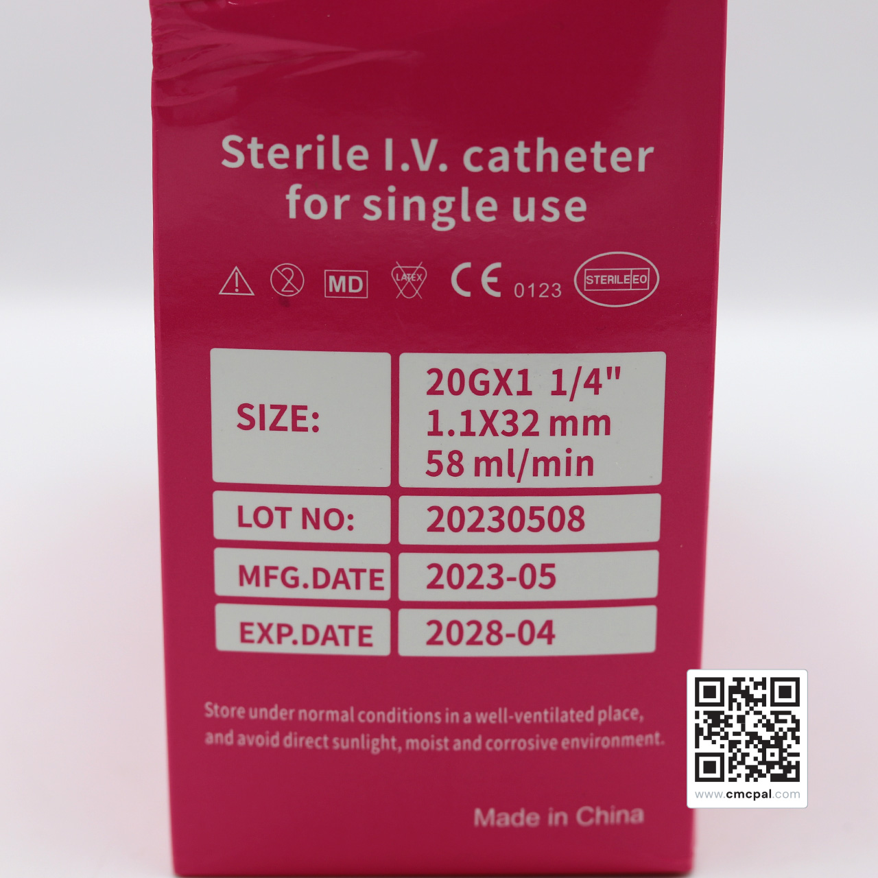 KDL Cannula 20G - Sterile I.V. catheter - LOT 20230508 (2)