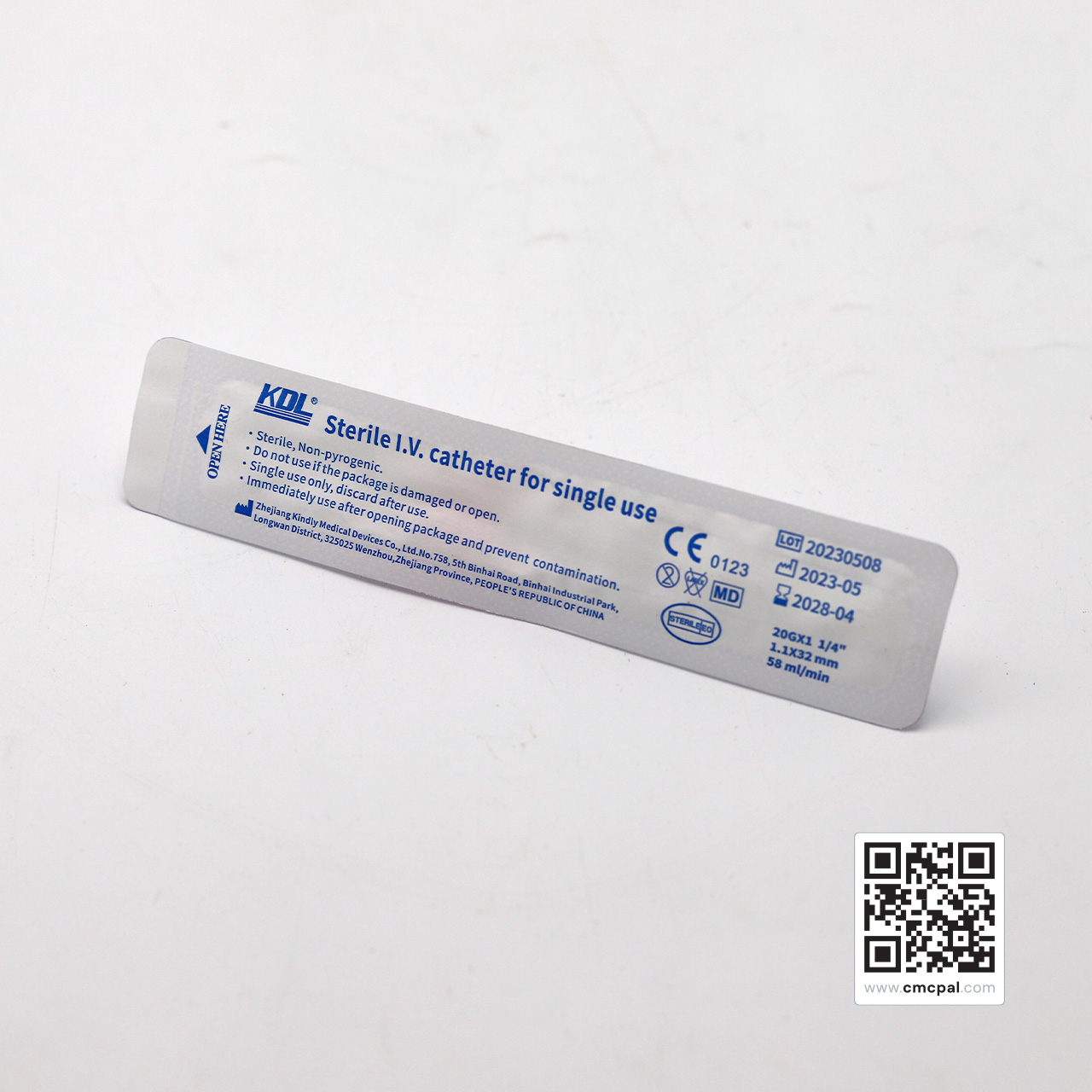 KDL Cannula 20G - Sterile I.V. catheter - LOT 20230508 (6)