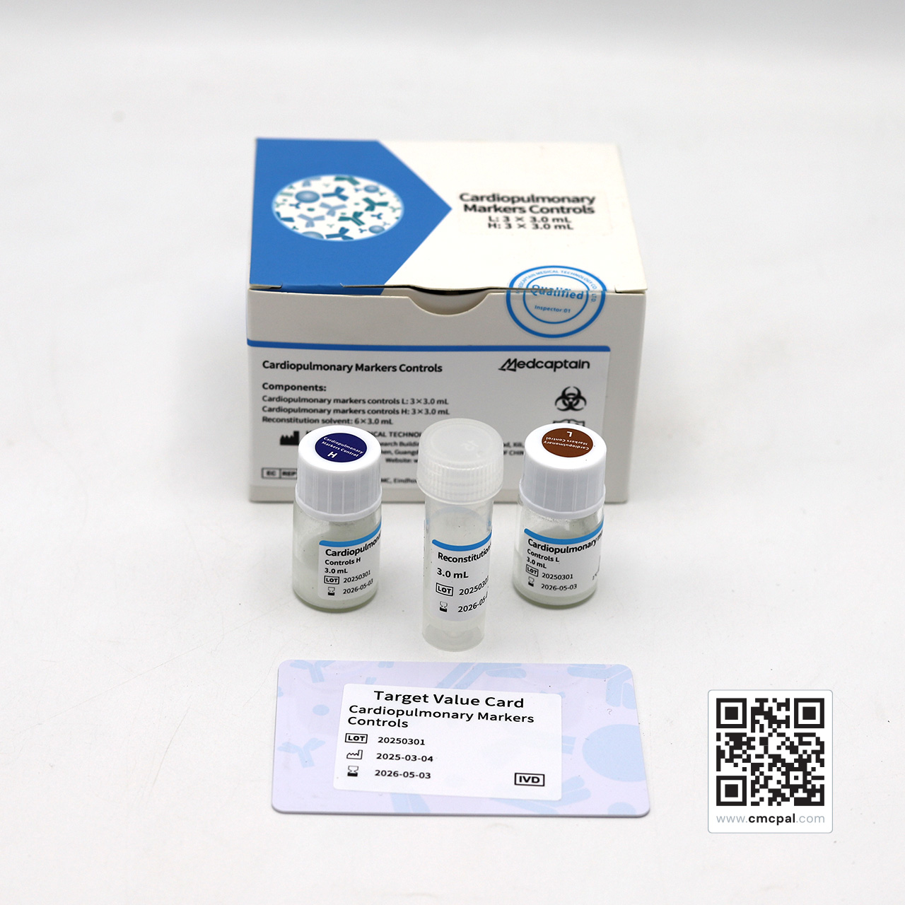 Cardiopulmonary Markers Controls - REF MCL01101E