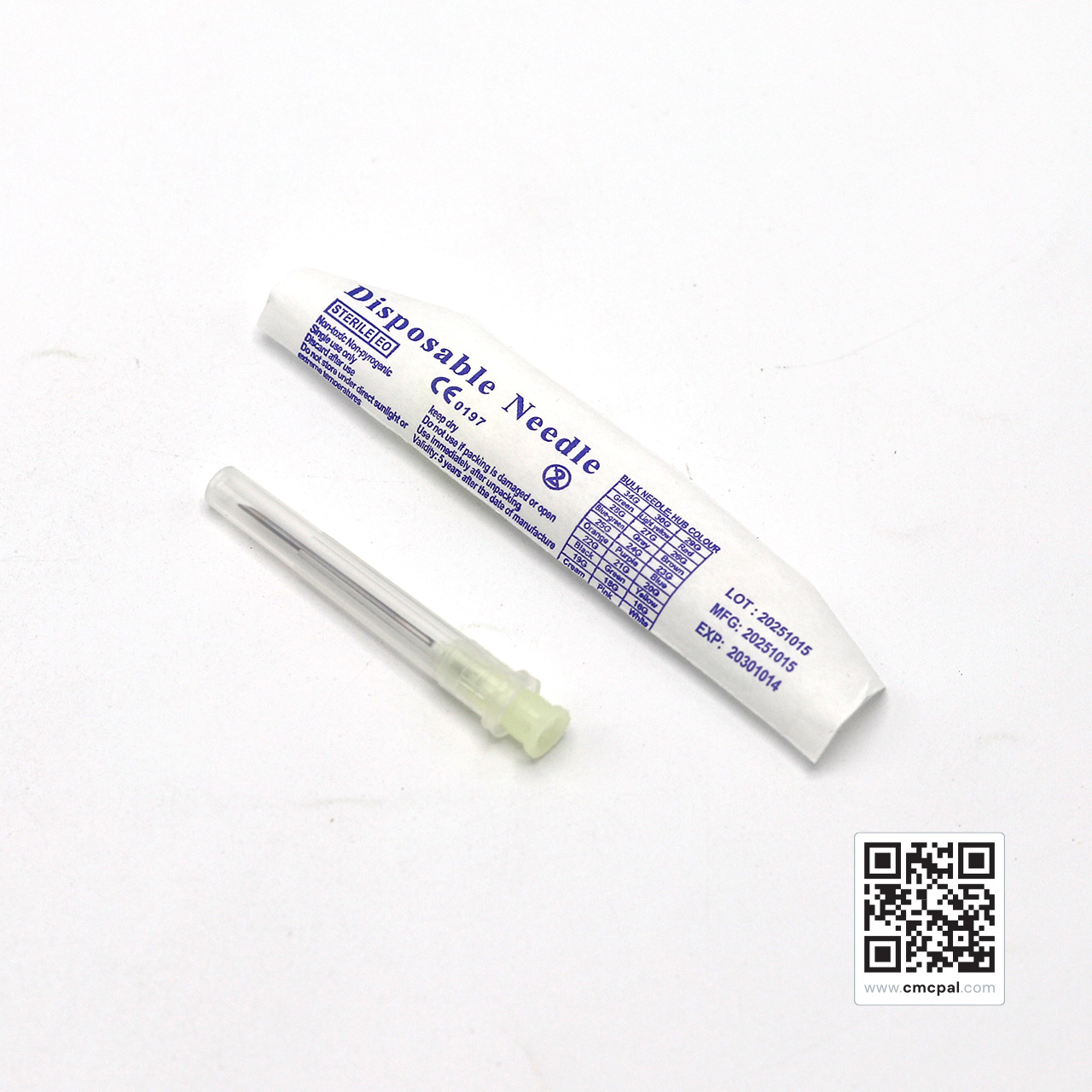 Disposable Needle - 19G LOT 20251015