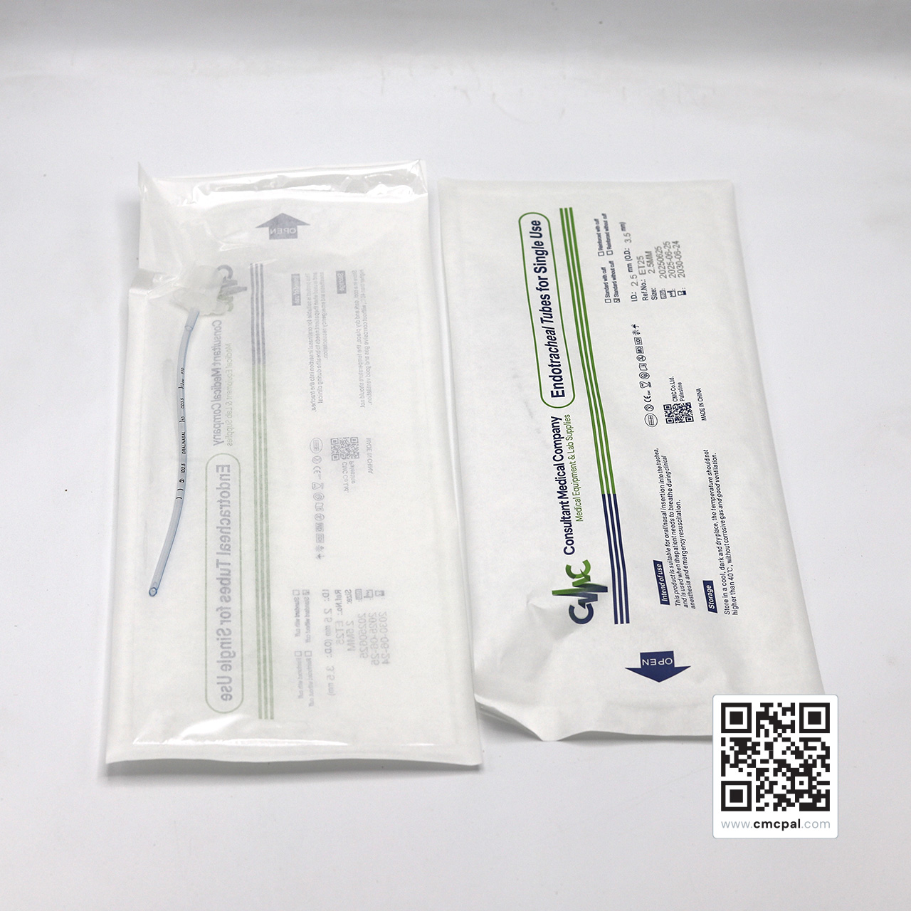 Endotracheal Tubes for Single Use - REF ET25 Size 2.5MM