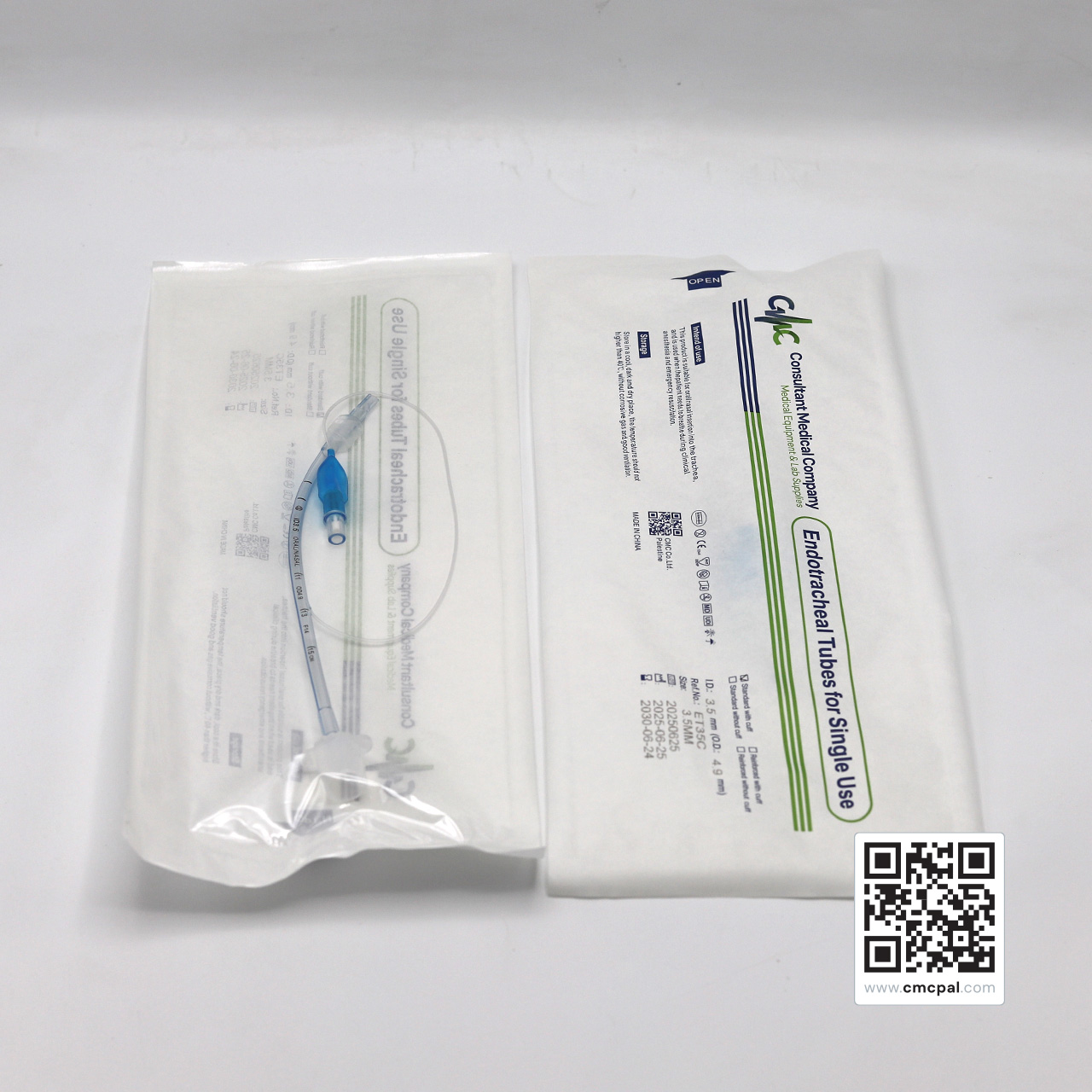 Endotracheal Tubes for Single Use - REF ET35C Size 3.5MM