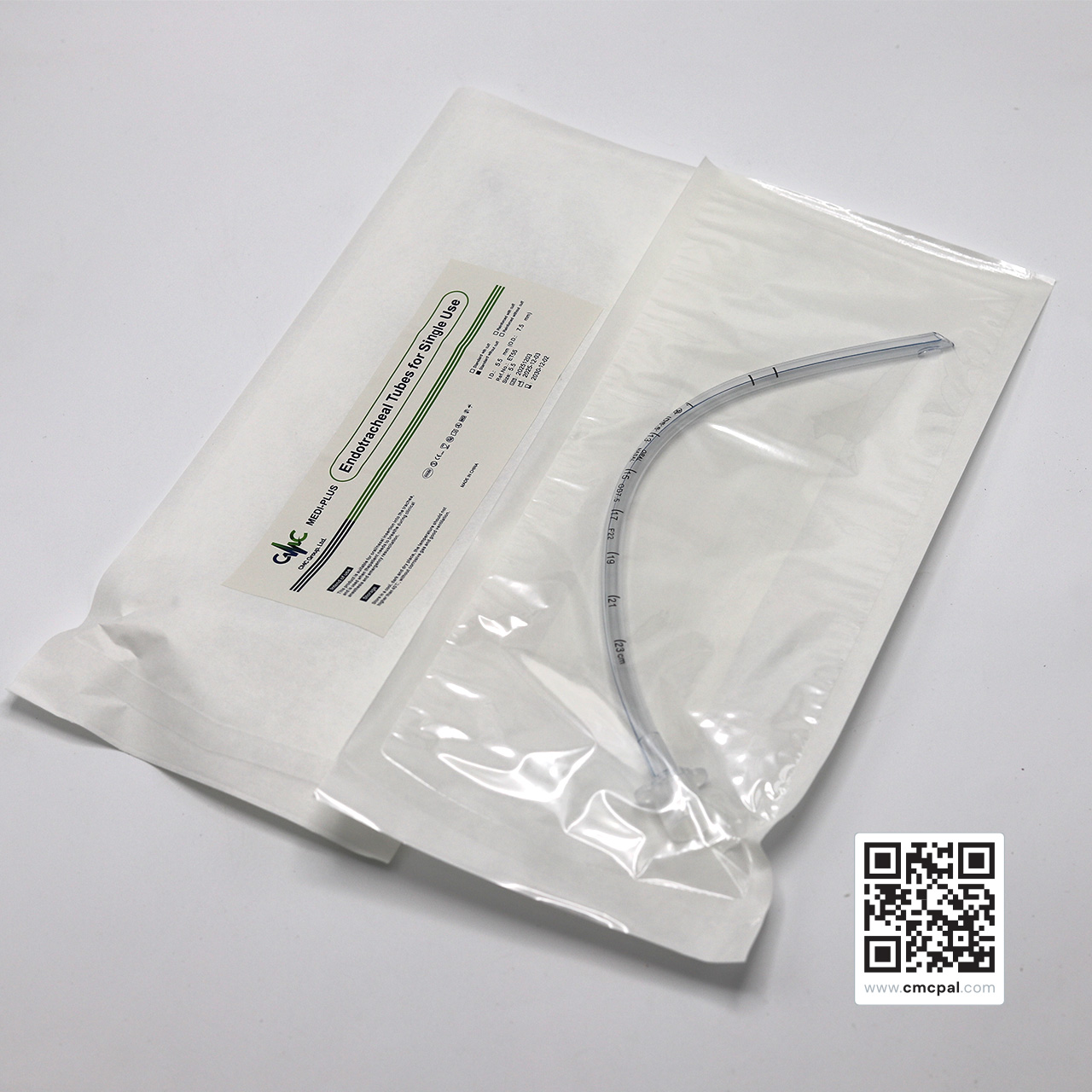Endotracheal Tubes for Single Use - Standard without cuff - REF ET55 - Size 5.5