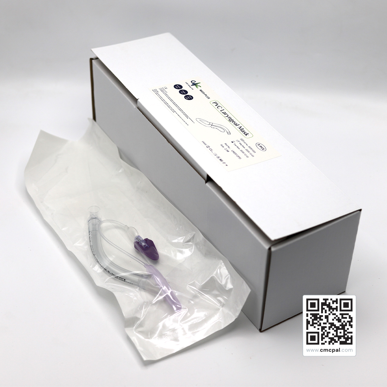 PVC Laryngeal Mask - REF LM2512PD - Size 2.5