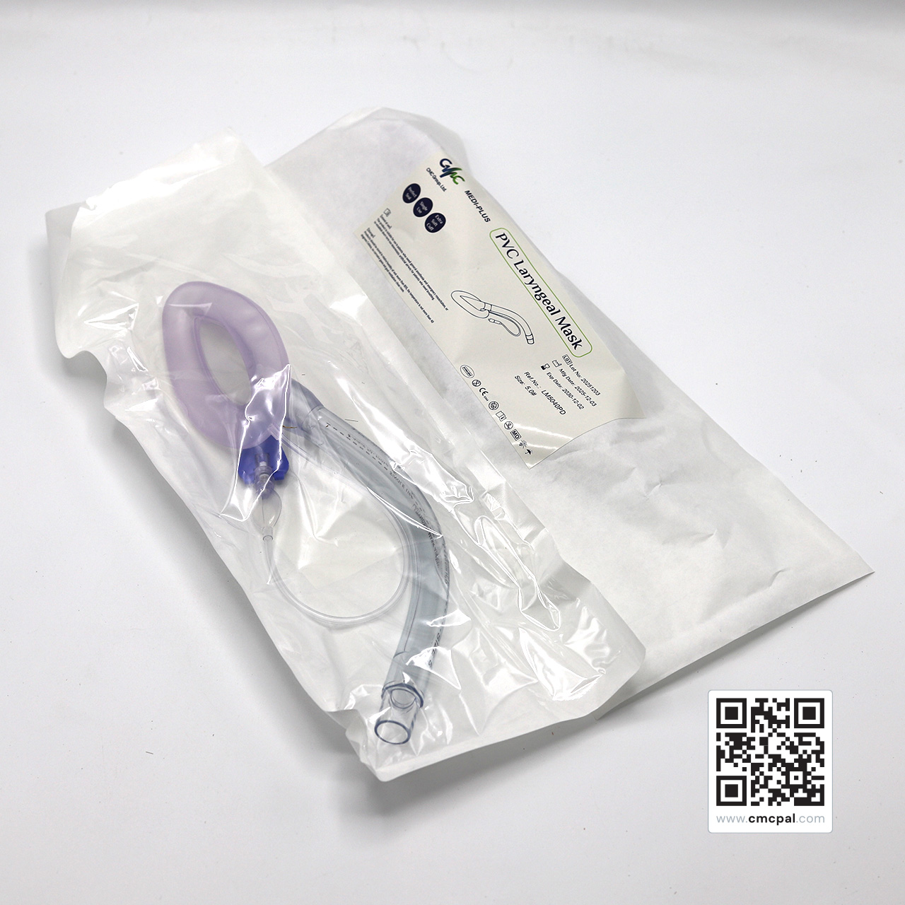 PVC Laryngeal Mask - REF LM5040PD - Size 5.0