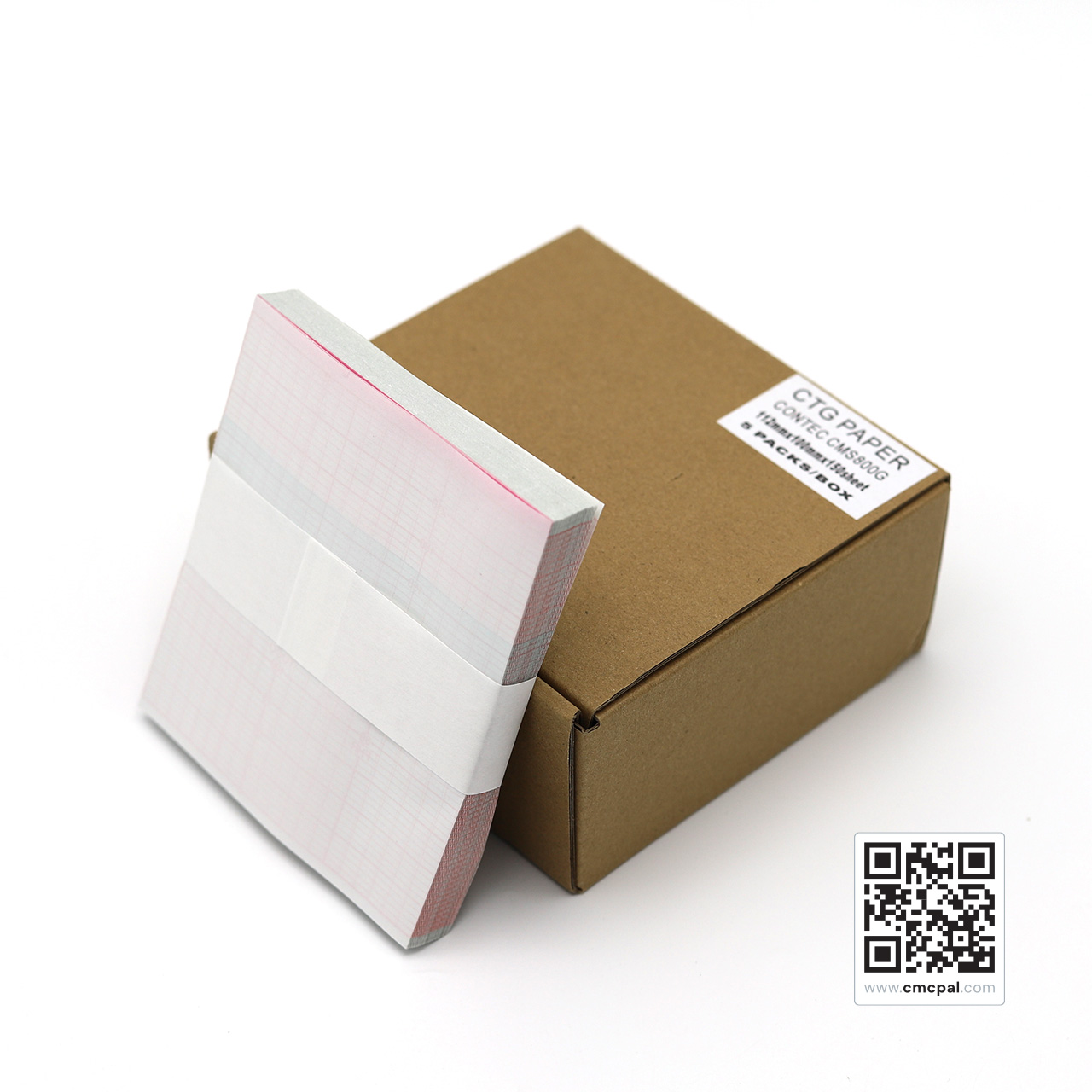 Thermal Paper (CTG Paper) 112mmx100mmx150sheet - 5 Packs-Box