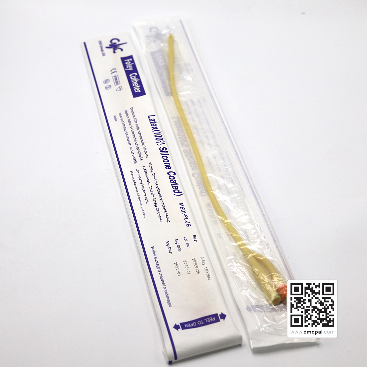 Foley Catheter 2 Way, Coated Latex (Fr.16)