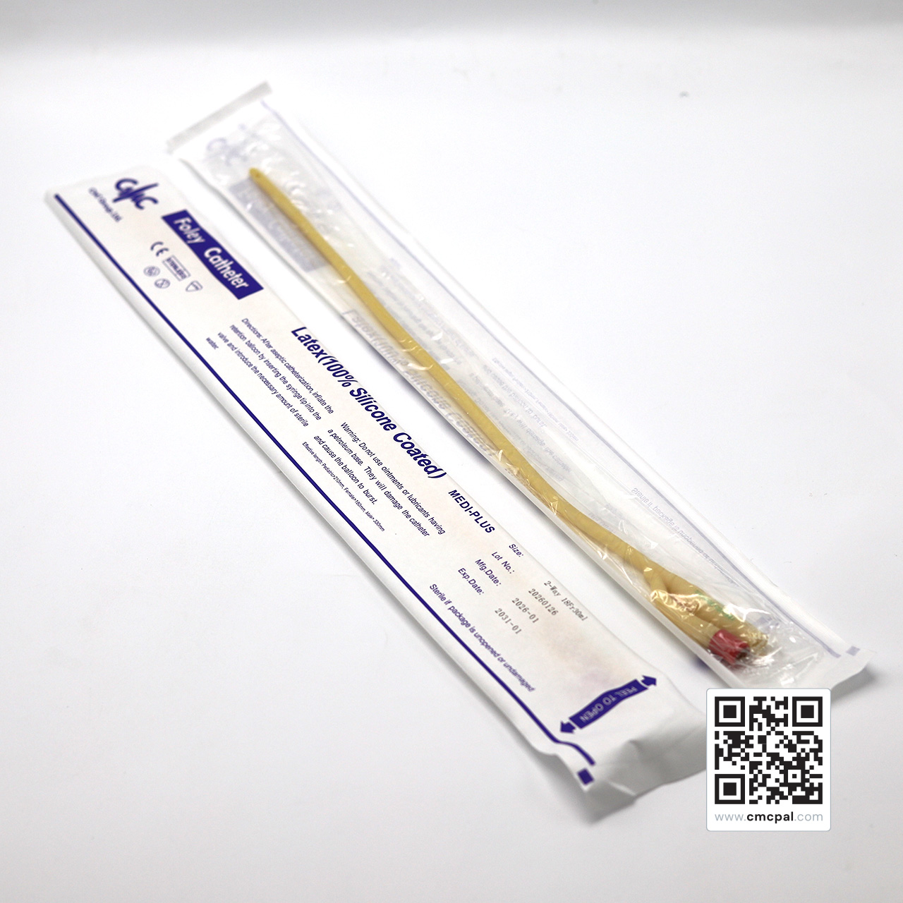 Foley Catheter 2 Way, Coated Latex (Fr.18)