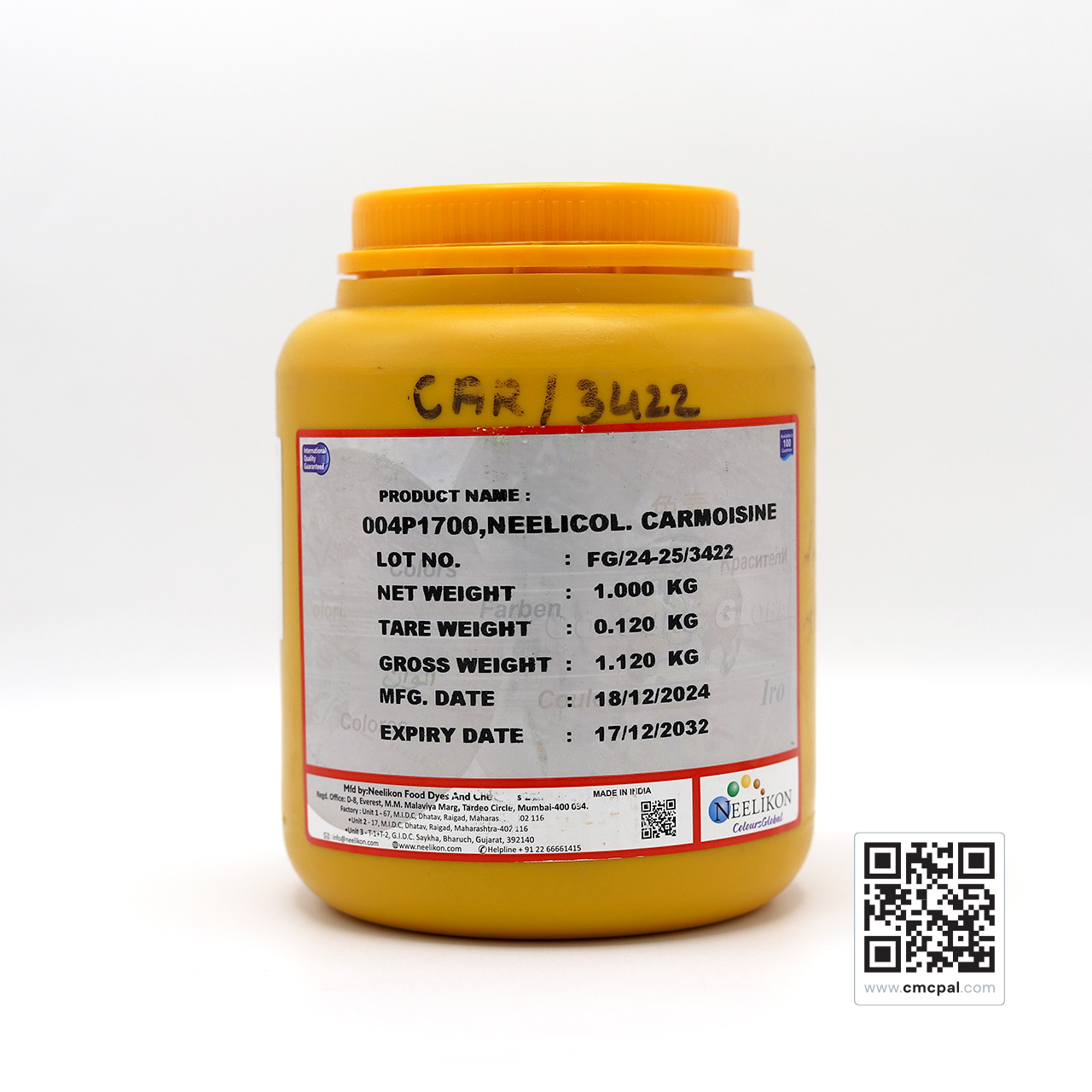 Carmoisine Red E122 - 1 Kg - 519031000