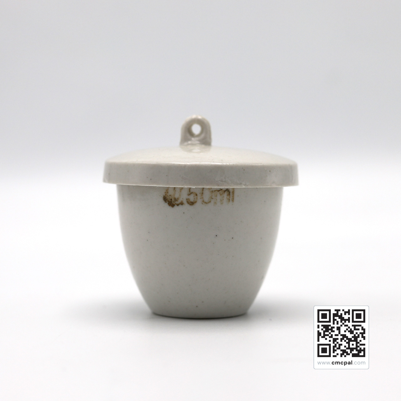 Porcelain Crucible With Cover 50 Ml