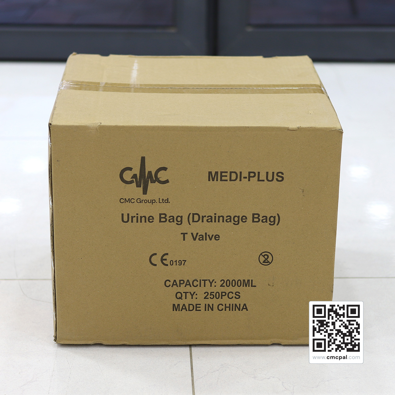Urine Bag (Drainage Bag) T Valve 2000ML (1)