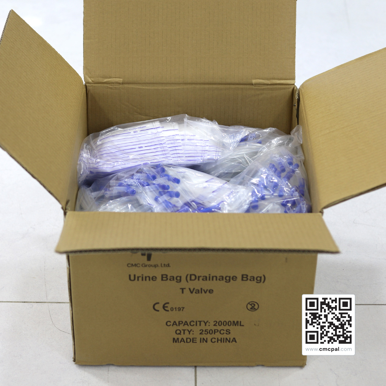 Urine Bag (Drainage Bag) T Valve 2000ML (3)