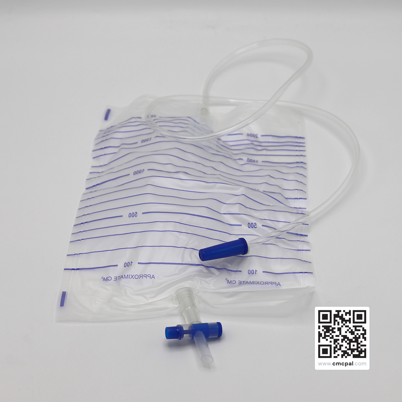 Urine Bag (Drainage Bag) T Valve 2000ML (5)