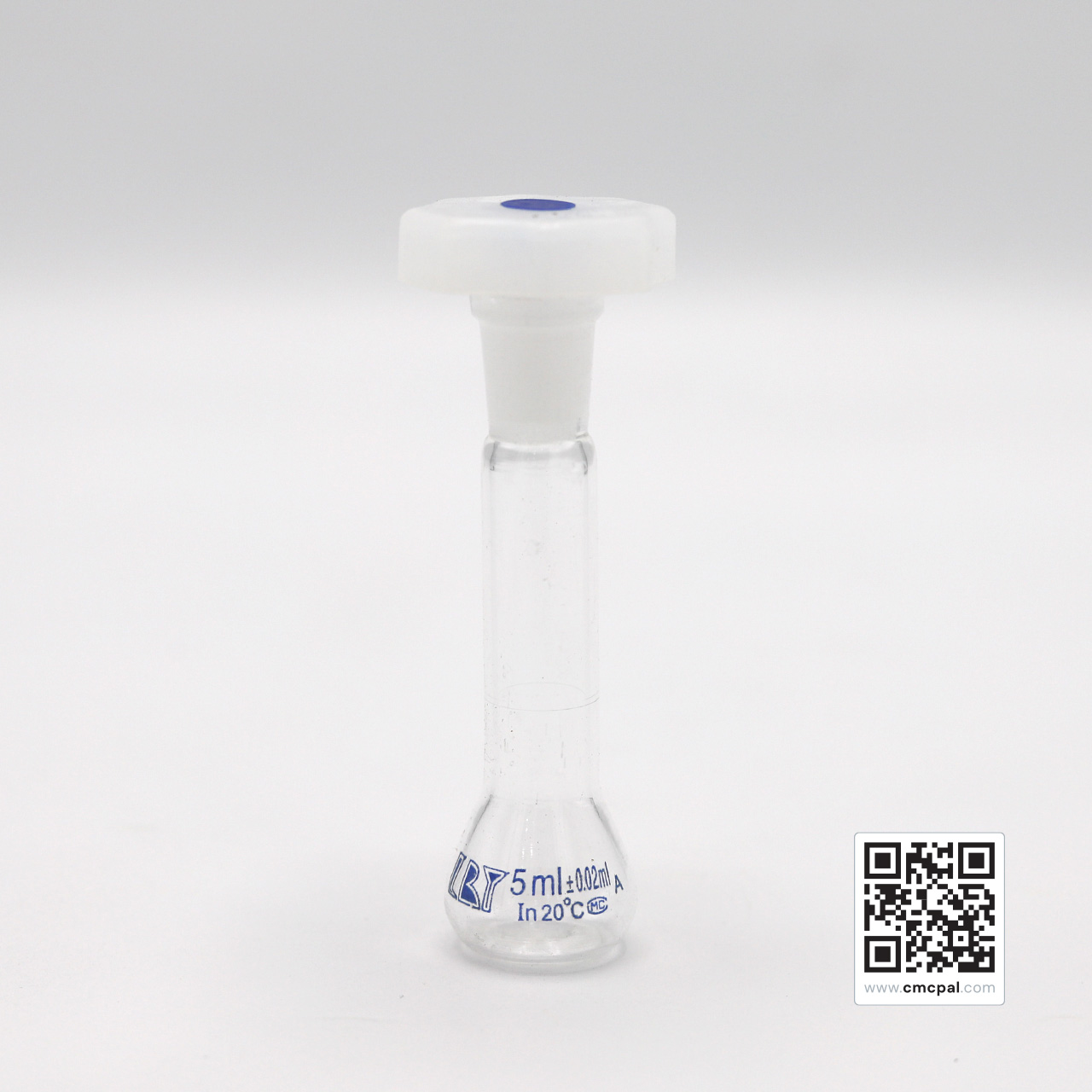 Volumetric Flask, Class A, 5 Ml, Joint B10 With Plastic Stopper - 1160005