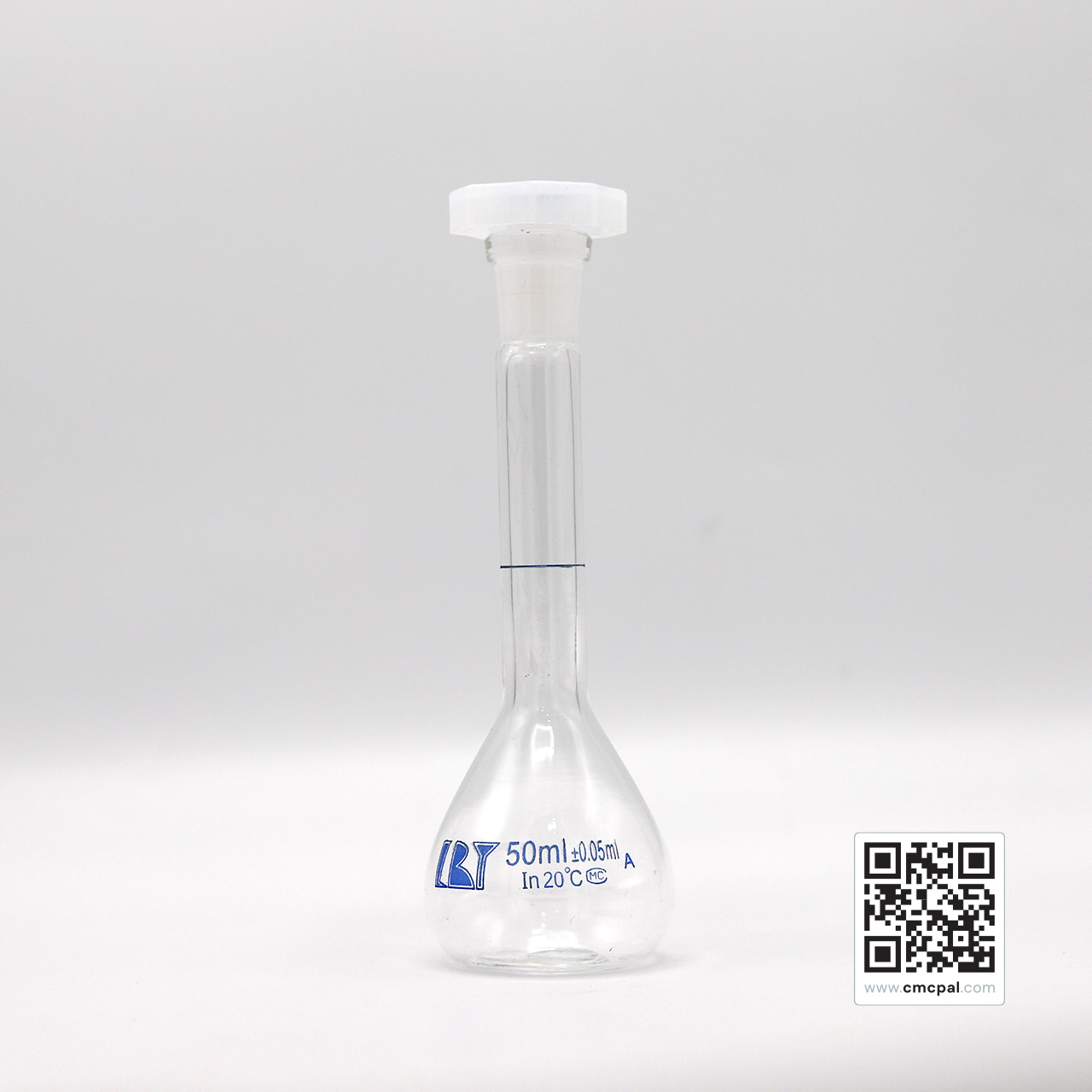 Volumetric Flask Glass 50Ml With Stopper