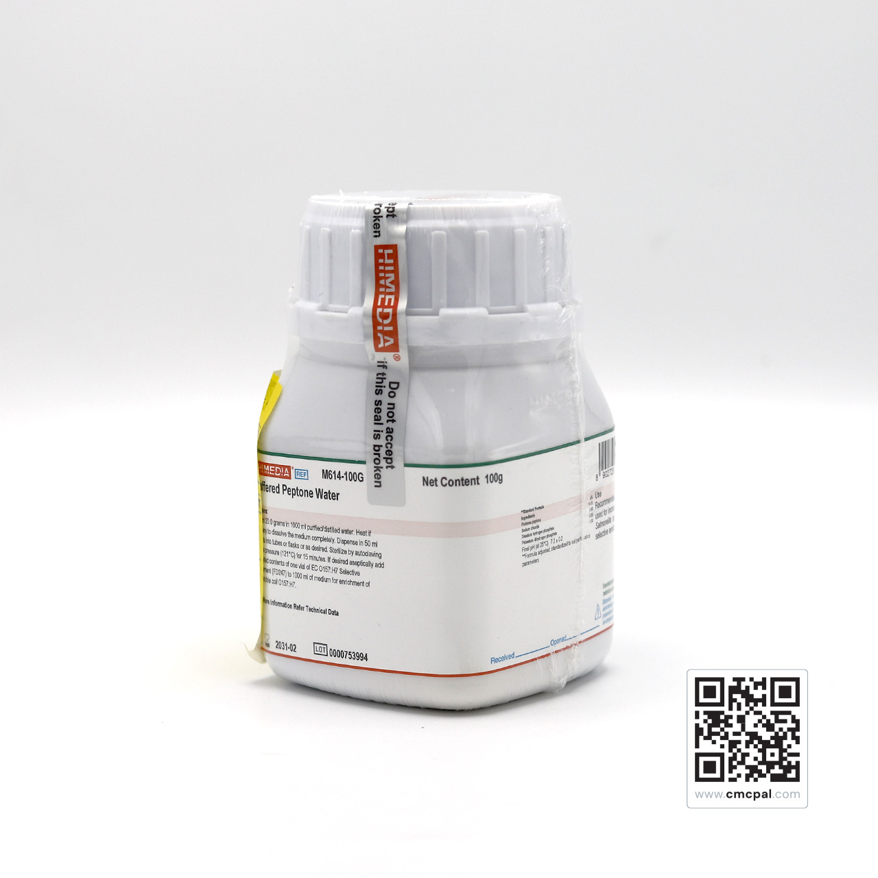 Buffered Peptone Water 100G - REF M614-100G (1)