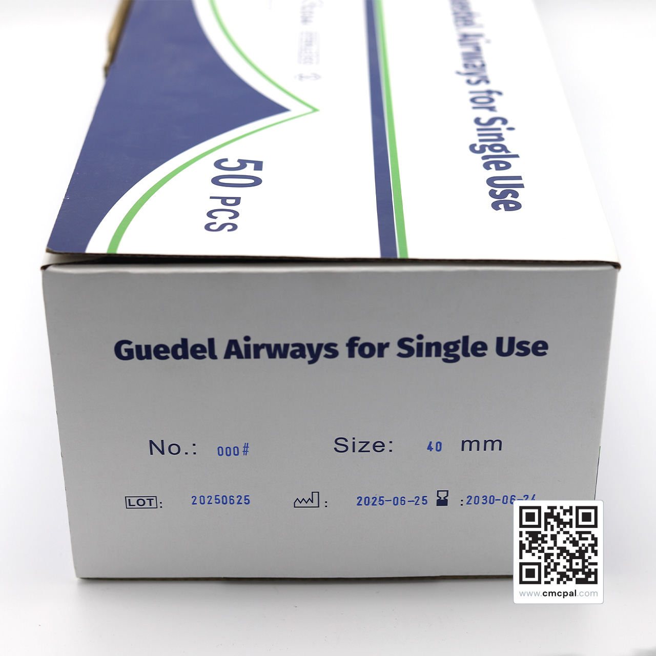 Guedel Airways for Single Use 40 mm, No 000# (1)