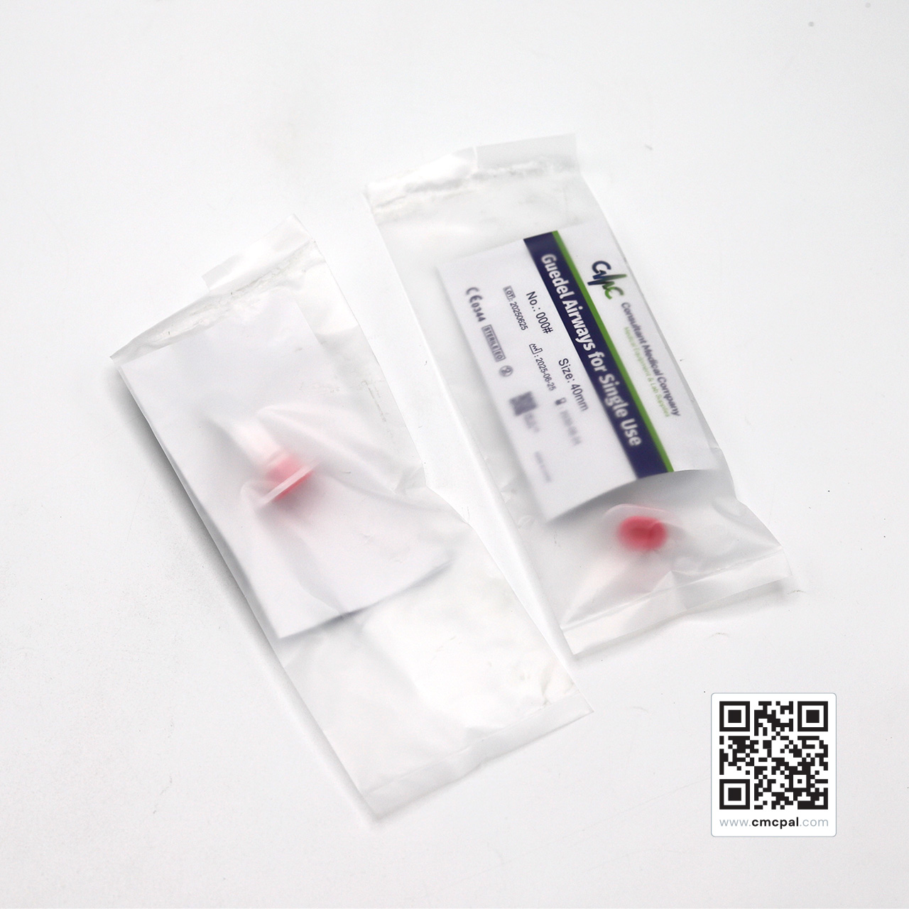 Guedel Airways for Single Use 40 mm, No 000# (3)