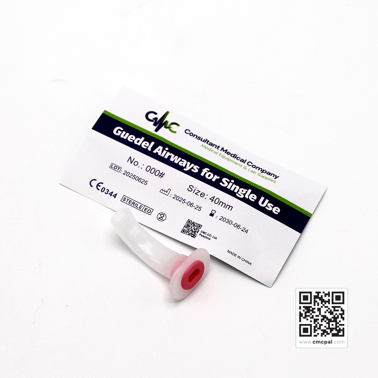 Guedel Airways for Single Use 40 mm, No 000#