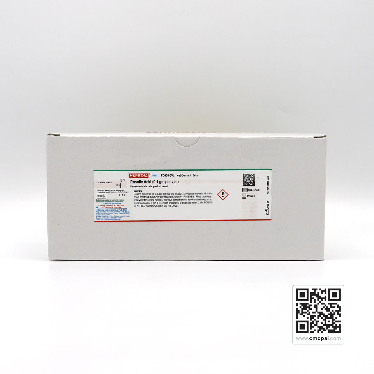 Rosolic Acid (0.1 gm per vial) - REF FD058-5VL (1)