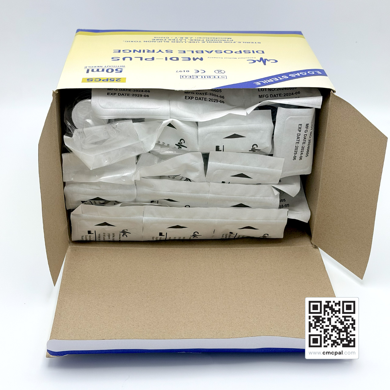 Syringe 50ML Luer Slip, LOT 20240605 (3)