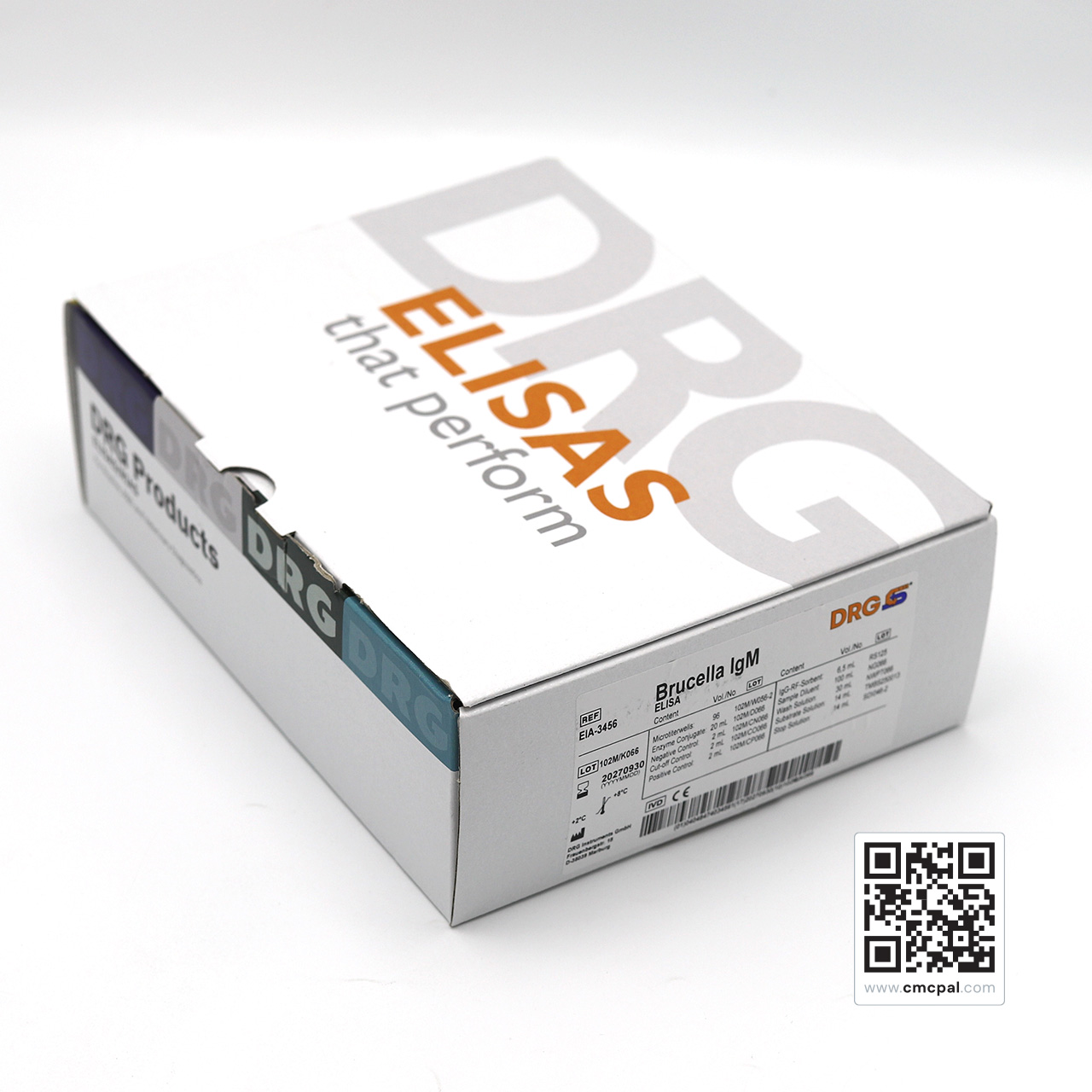 Brucella lgM ELISA - REF EIA-3456