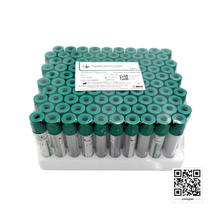 Disposable Vacuum Blood Tube - Sodium Heparin 4ml - REF GD040SH