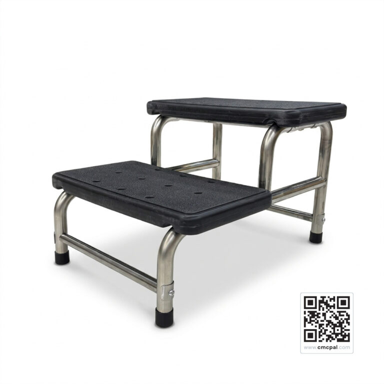 Stainless Steel Two-Step Exam Stool (4)